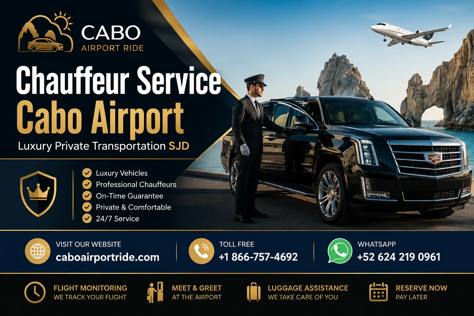 Chauffeur Service Cabo Airport Luxury Private Transportation SJD_resultado