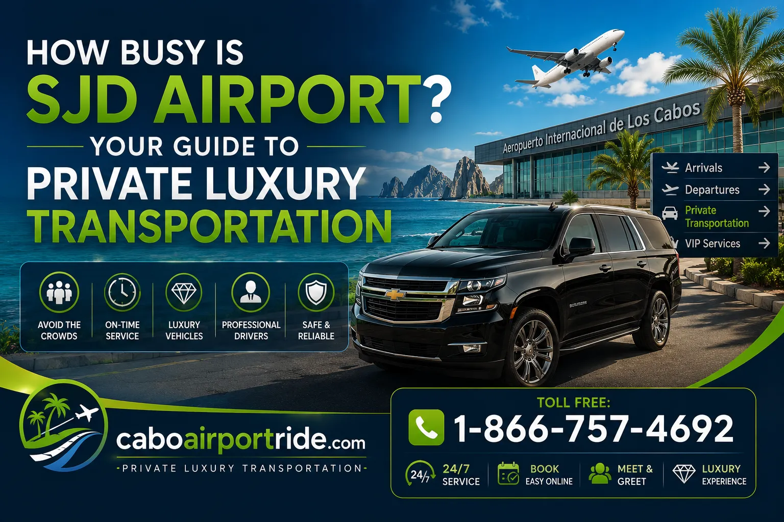 How Busy is SJD Airport Your Guide to Private Luxury Transportation_resultado