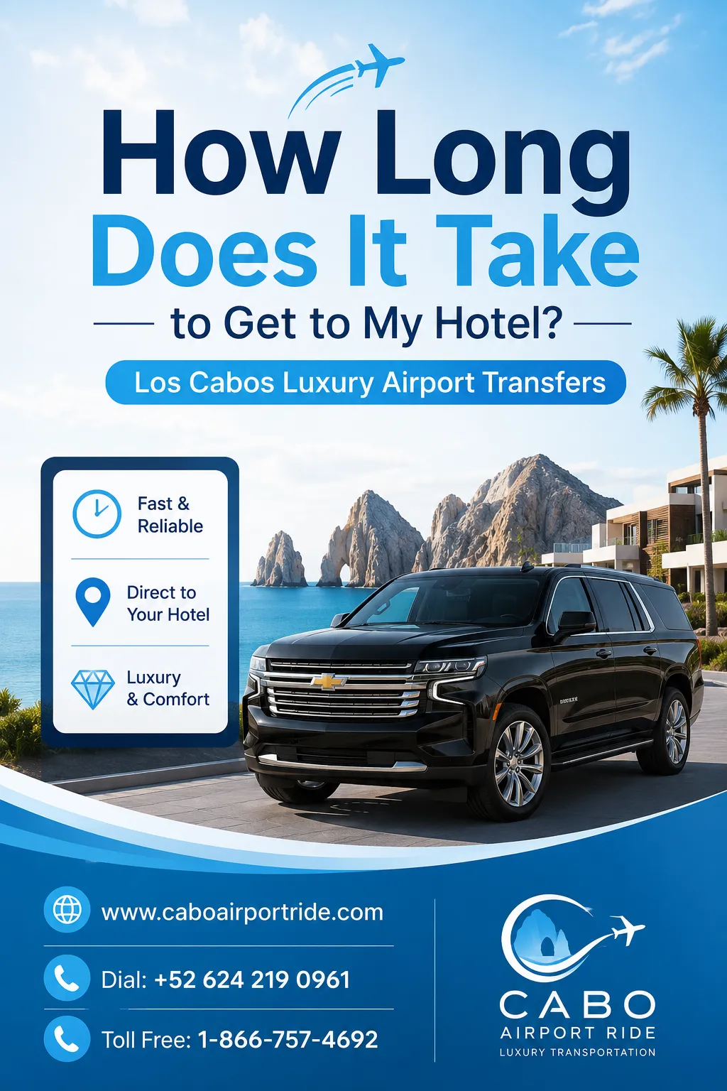 How Long Does It Take to Get to My Hotel Los Cabos Luxury Airport Transfers_resultado