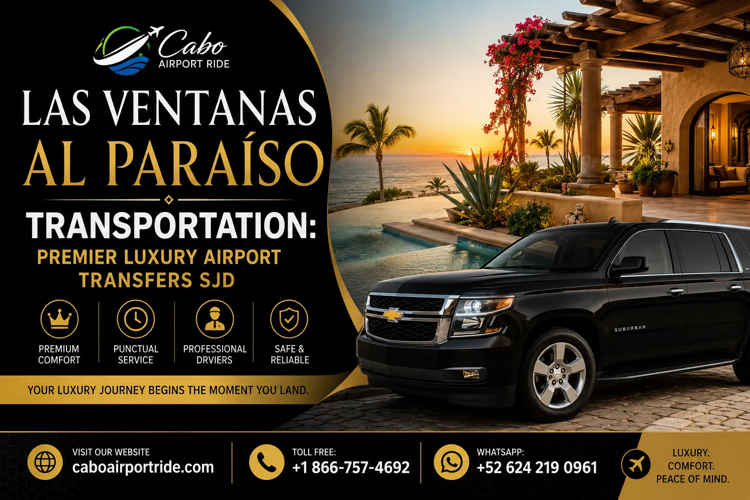 Las Ventanas al Paraíso Transportation Premier Luxury Airport Transfers SJD_resultado