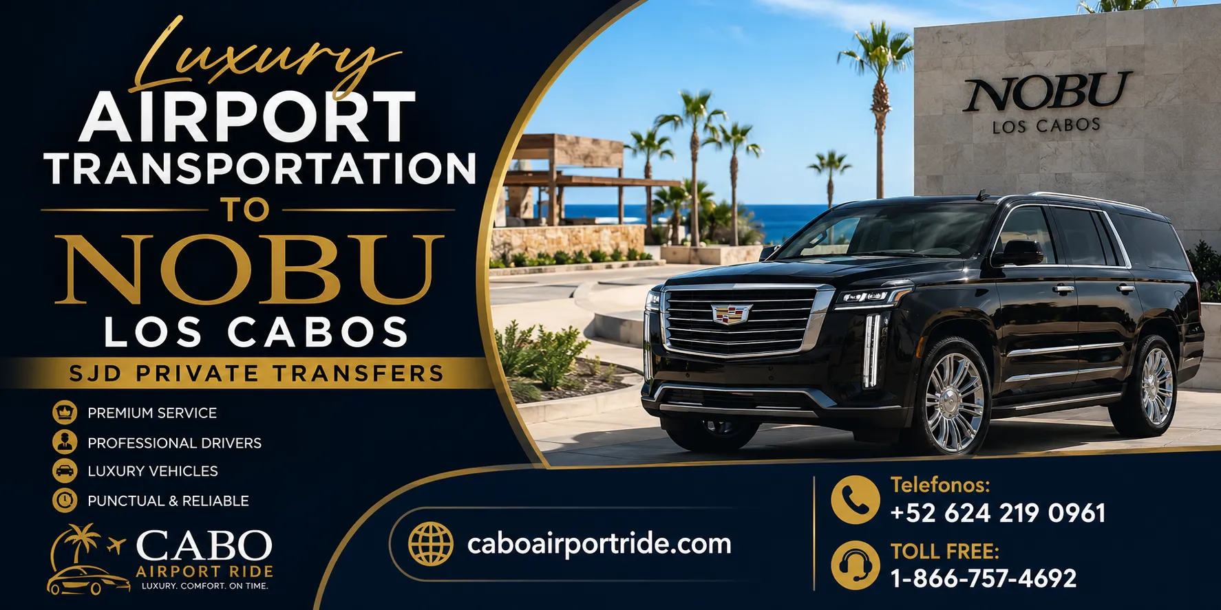 Luxury Airport Transportation to Nobu Los Cabos SJD Private Transfers_resultado