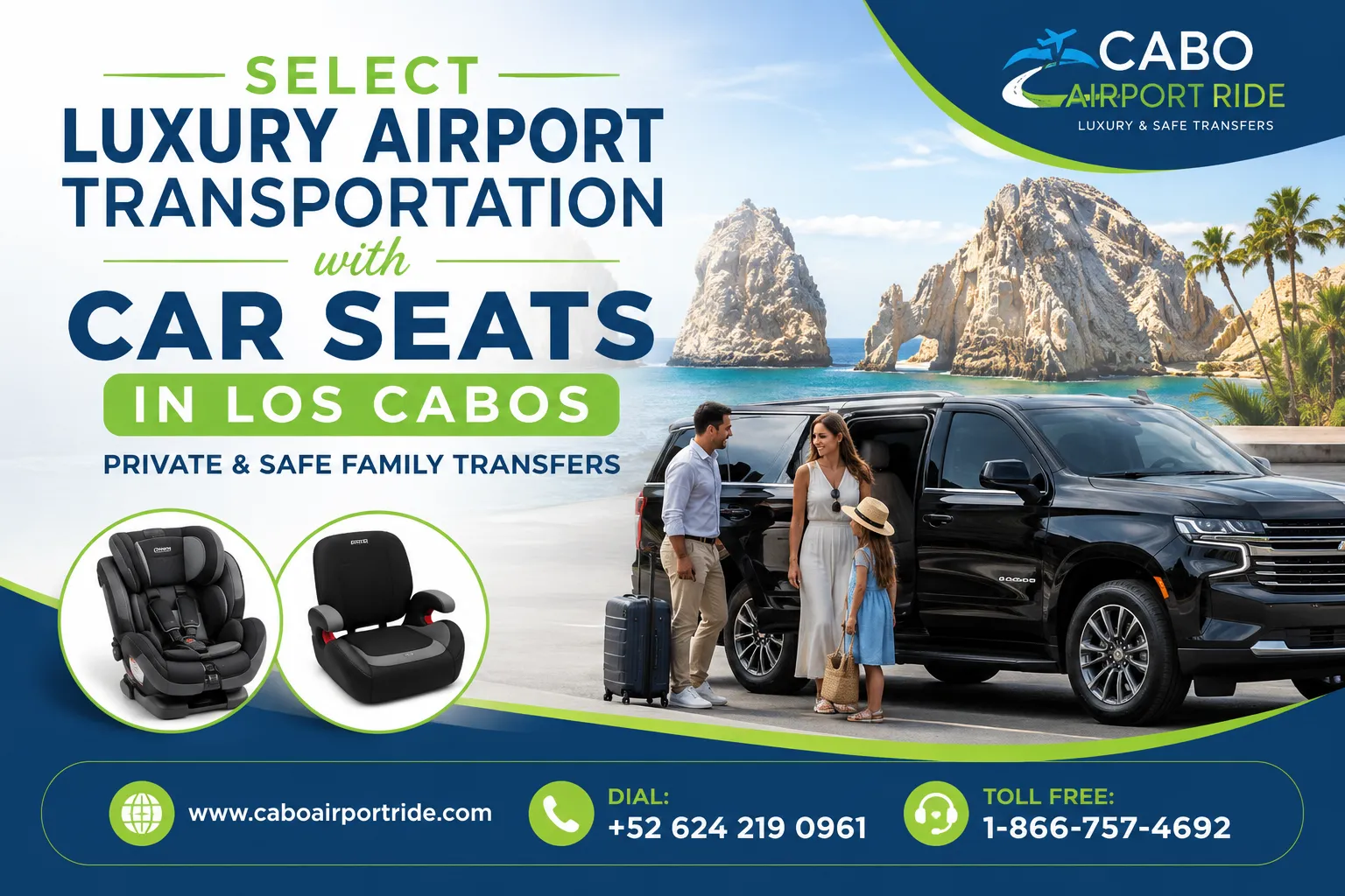 Luxury Airport Transportation with Car Seats in Los Cabos Private & Safe Family Transfers_resultado