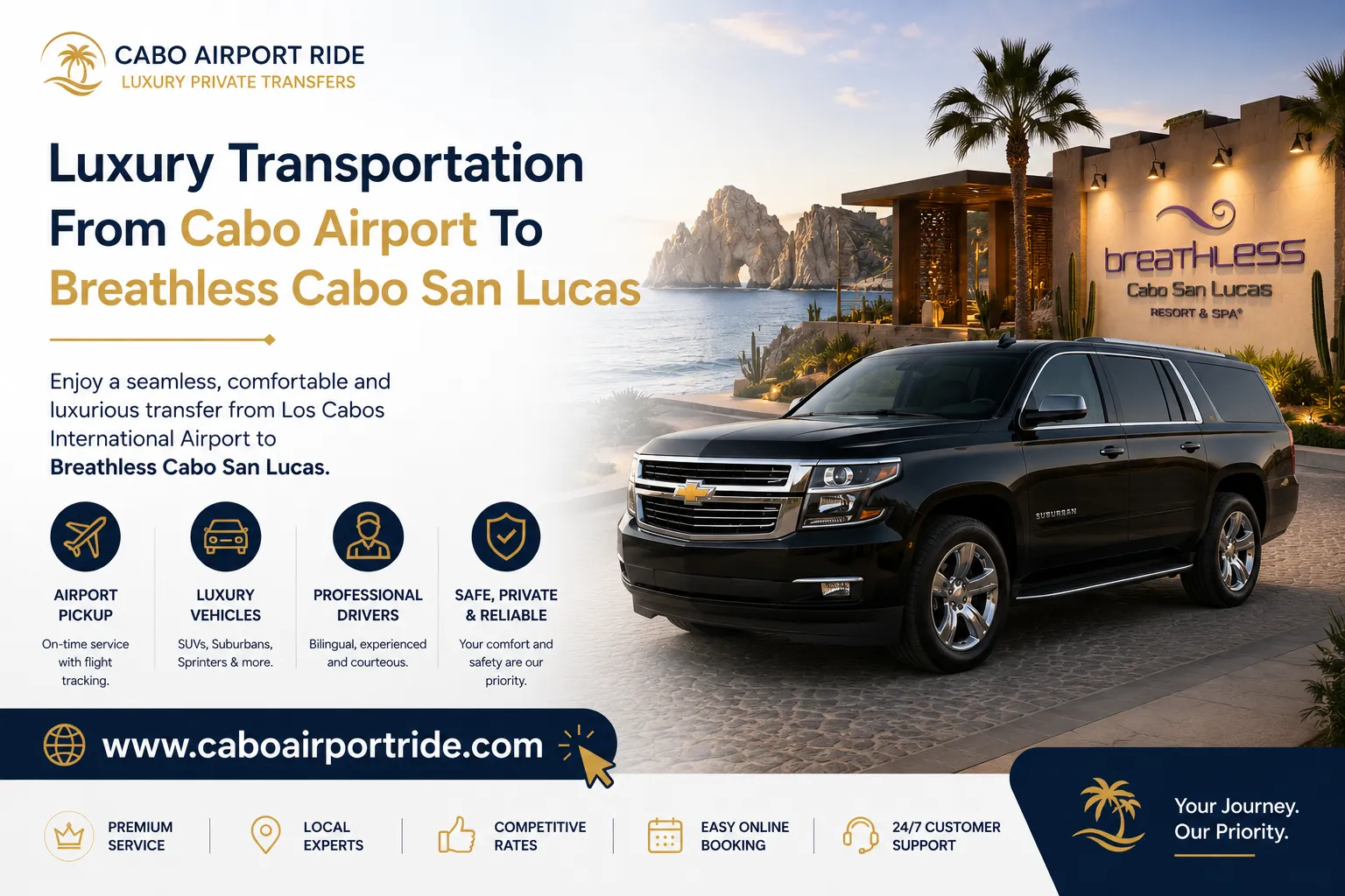 Luxury Transportation From Cabo Airport To Breathless Cabo San Lucas_resultado