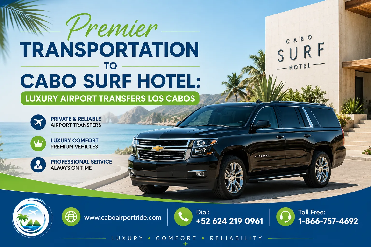 Premier Transportation to Cabo Surf Hotel Luxury Airport Transfers Los Cabos_resultado