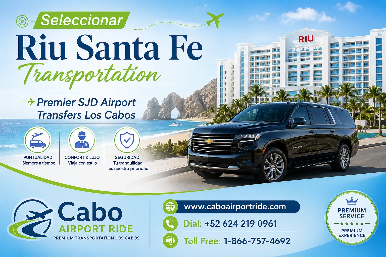 Riu Santa Fe Transportation Premier SJD Airport Transfers Los Cabos_resultado