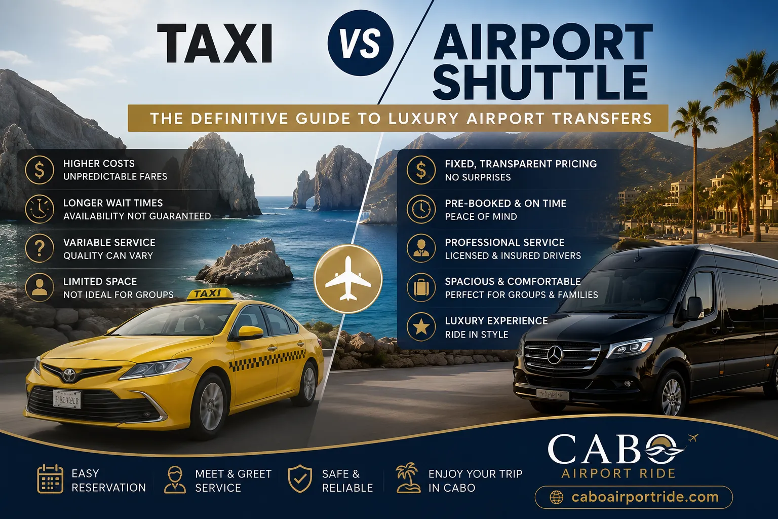 Taxi vs Airport Shuttle Cabo The Definitive Guide to Luxury Airport Transfers_resultado