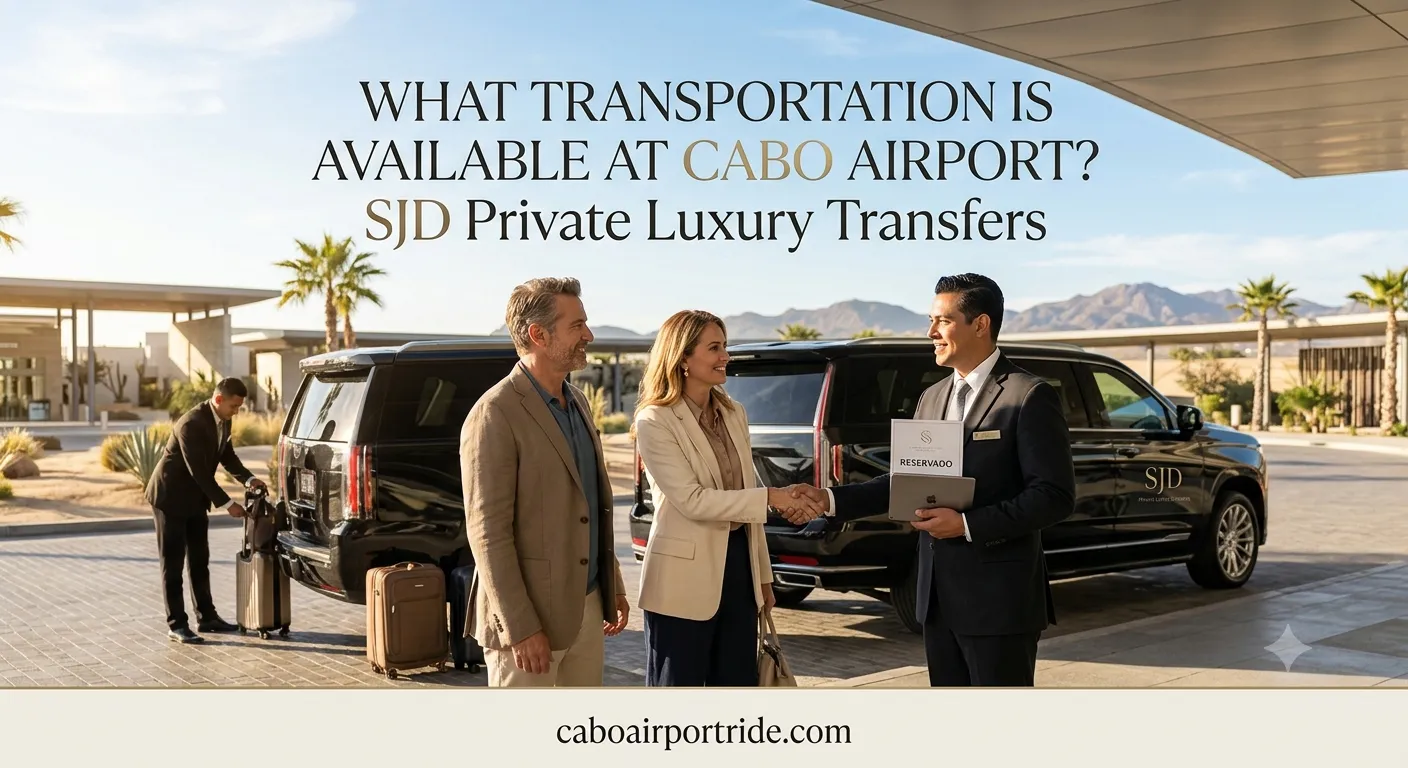 What Transportation is Available at Cabo Airport SJD Private Luxury Transfers_resultado
