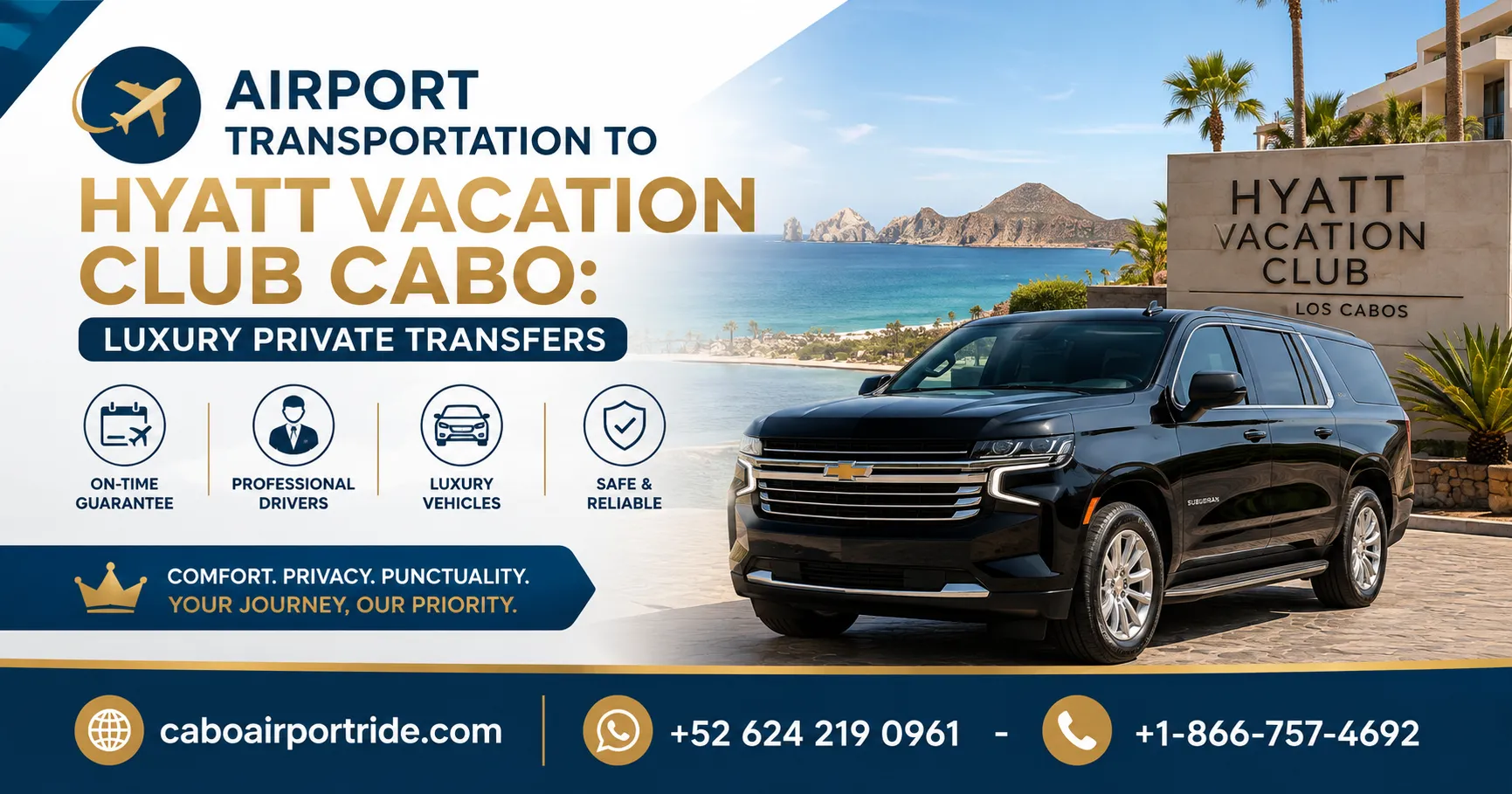 Airport Transportation to Hyatt Vacation Club Cabo Luxury Private Transfers_resultado