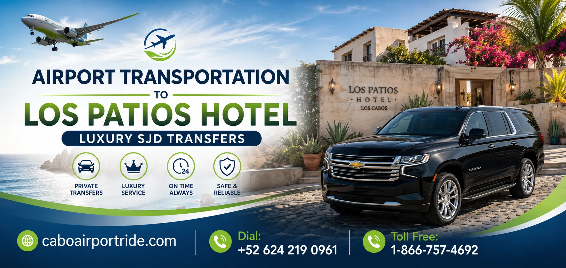 Airport Transportation to Los Patios Hotel Luxury SJD Transfers_resultado
