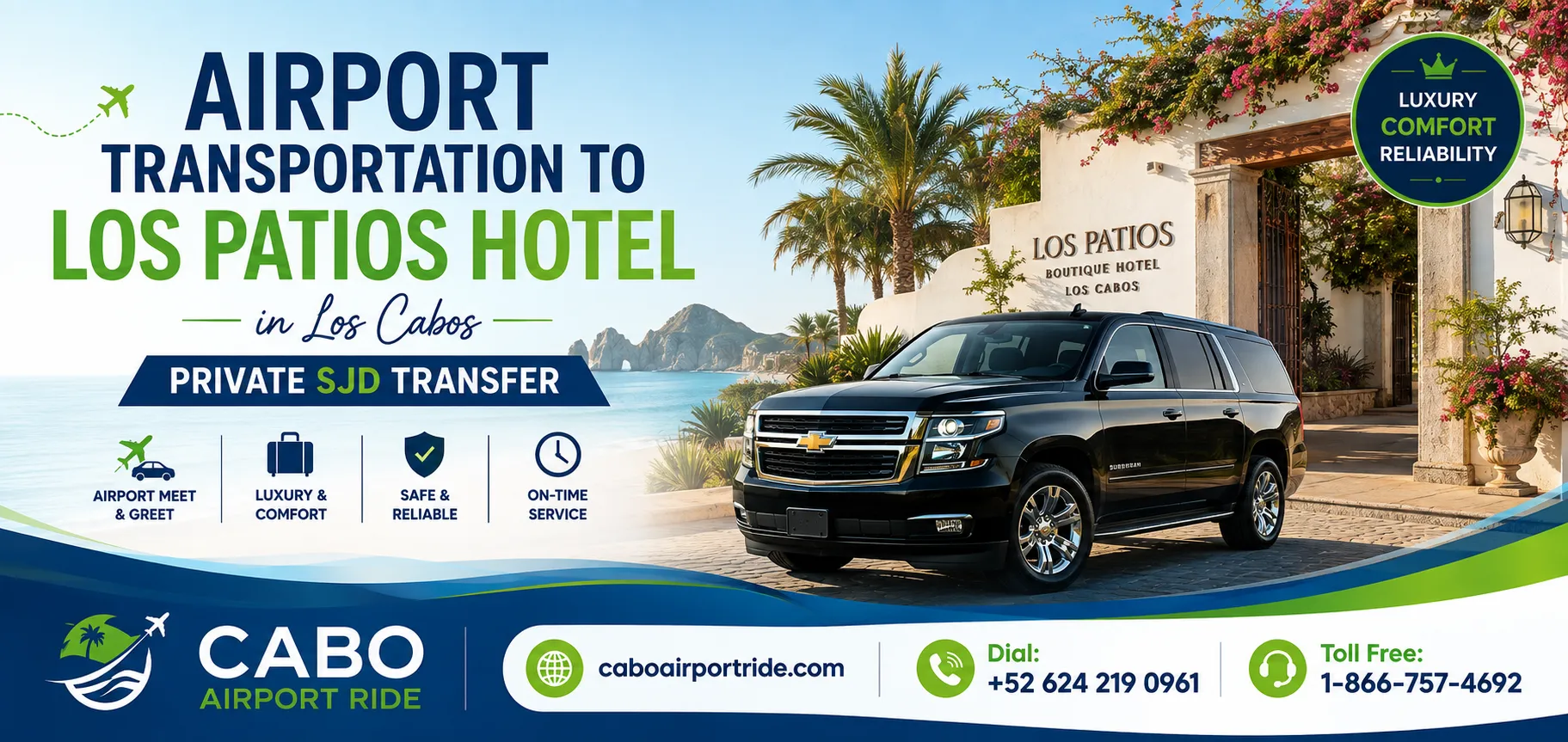 Airport Transportation to Los Patios Hotel in Los Cabos Private SJD Transfer_resultado