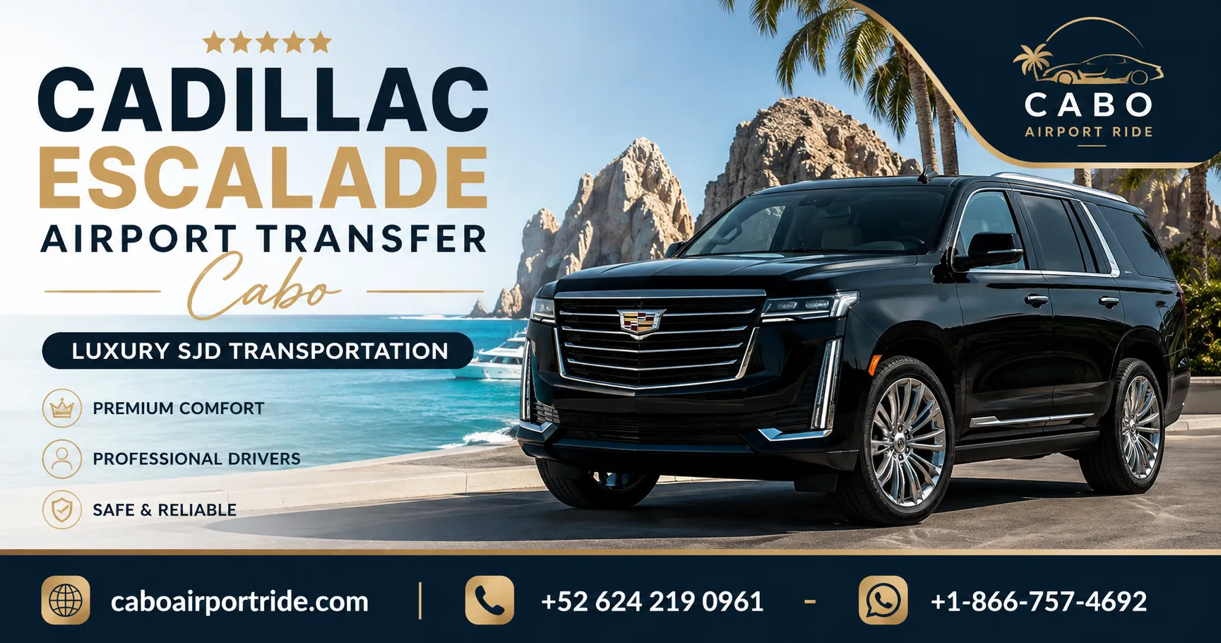 Cadillac Escalade Airport Transfer Cabo Luxury SJD Transportation_resultado