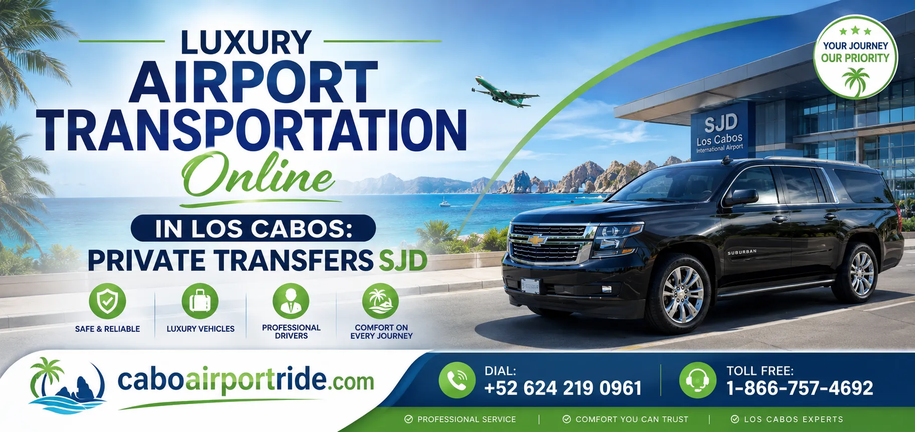 Luxury Airport Transportation Online in Los Cabos Private Transfers SJD_resultado