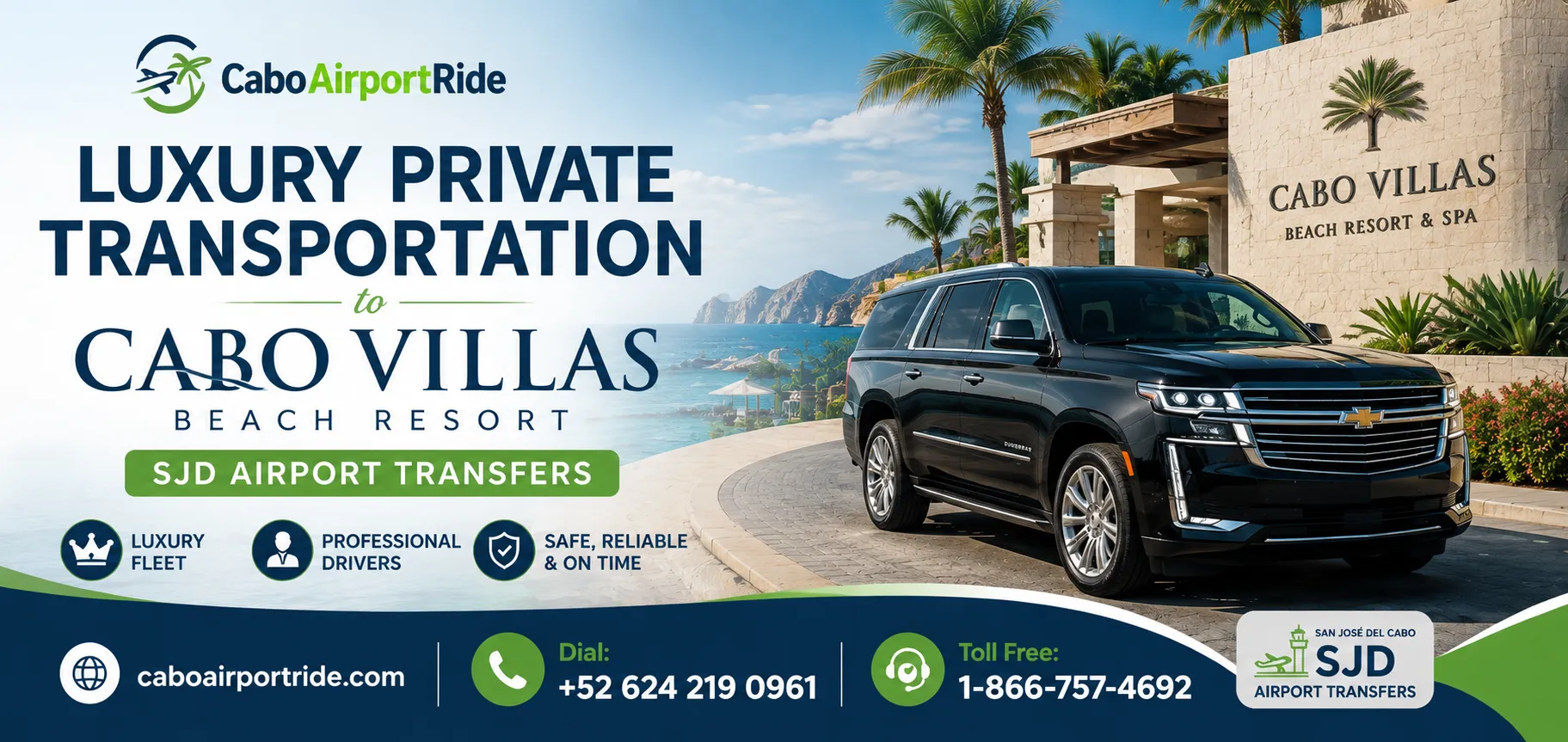 Luxury Private Transportation to Cabo Villas Beach Resort SJD Airport Transfers_resultado