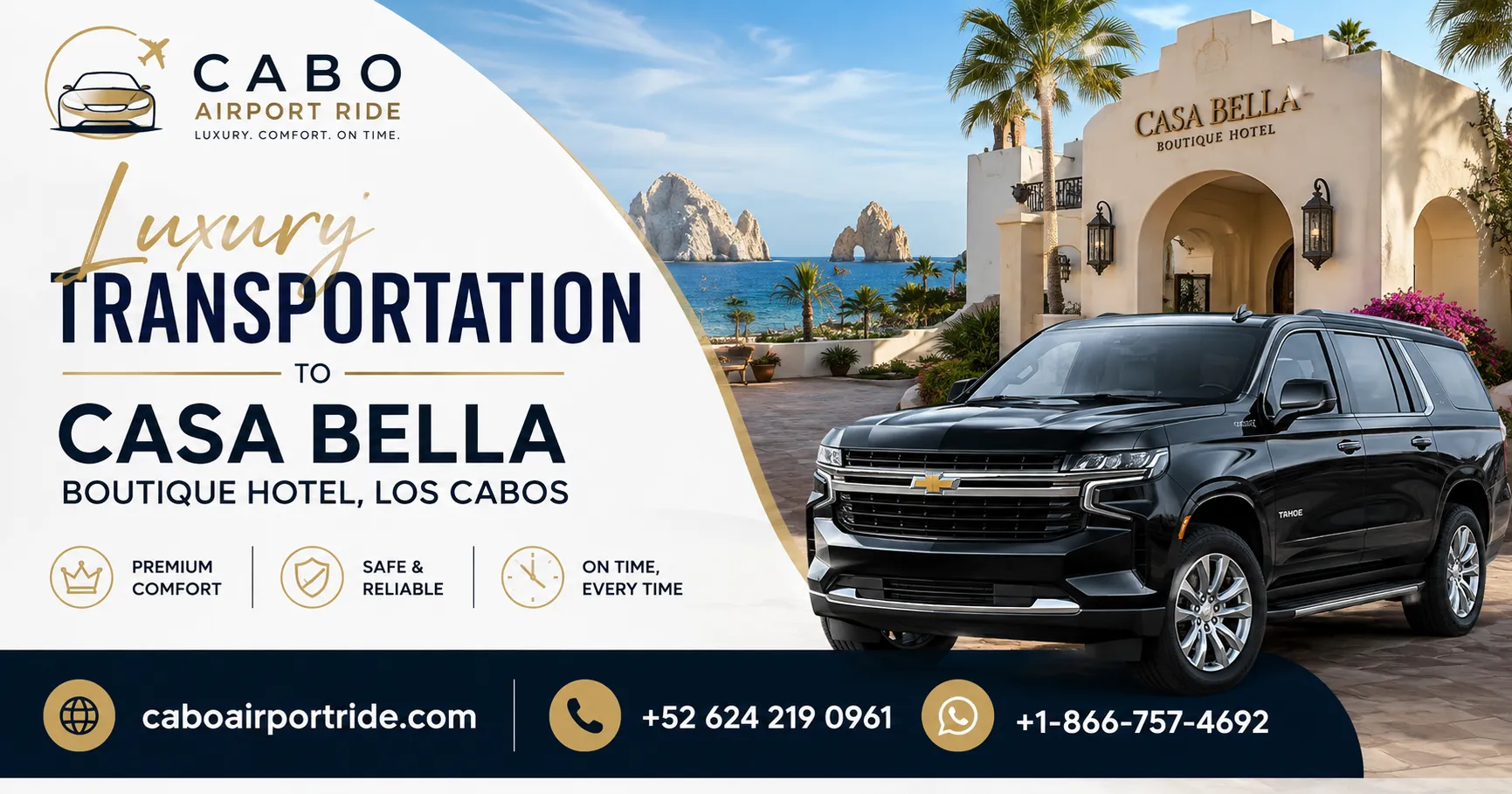 Luxury Transportation to Casa Bella Boutique Hotel, Los Cabos_resultado