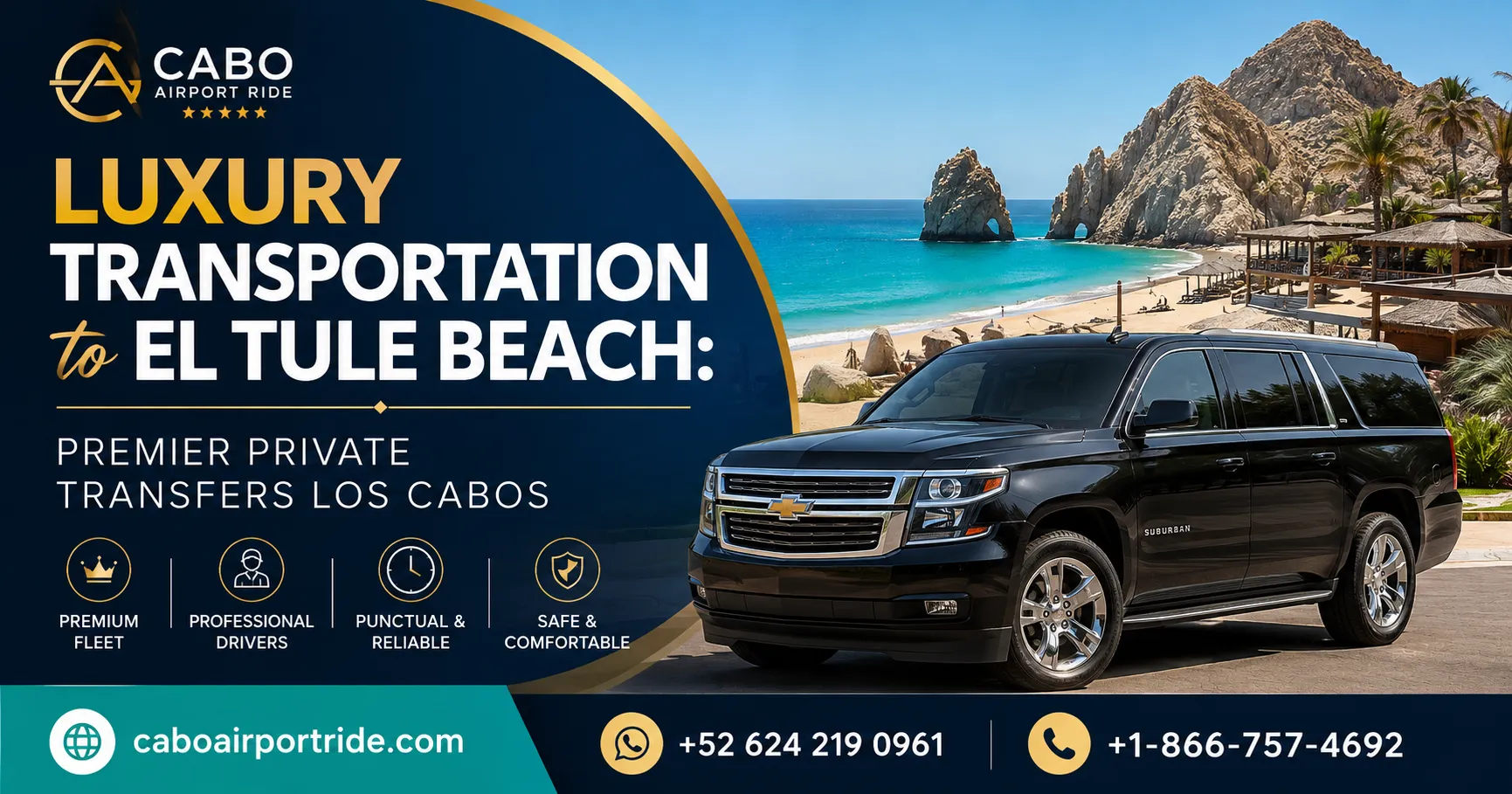 Luxury Transportation to El Tule Beach Premier Private Transfers Los Cabos_resultado