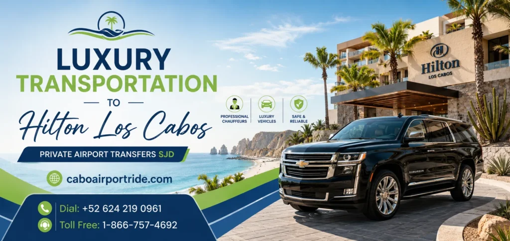 Luxury Transportation to Hilton Los Cabos Private Airport Transfers SJD_resultado