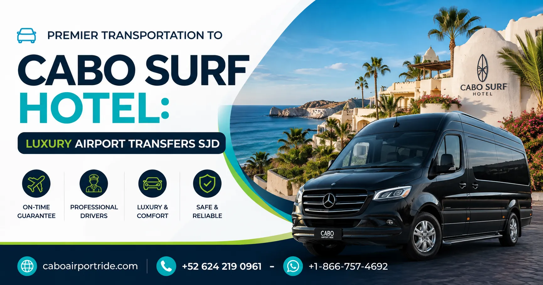 Premier Transportation to Cabo Surf Hotel Luxury Airport Transfers SJD_resultado