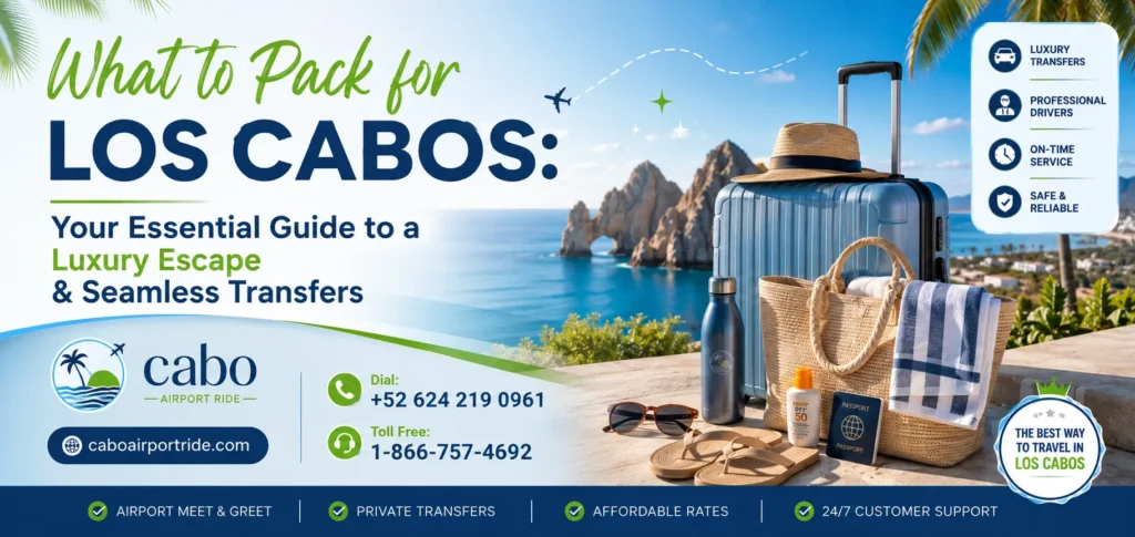 What to Pack for Los Cabos Your Essential Guide to a Luxury Escape & Seamless Transfers_resultado